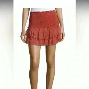 Isabel Marant Red Mini Skirt